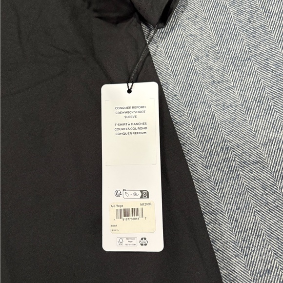 alo men’s conquer reform crewneck short sleeve | size L - Picture 6 of 6